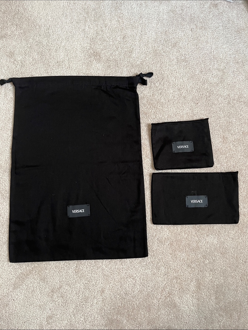 Versace logo dust bags